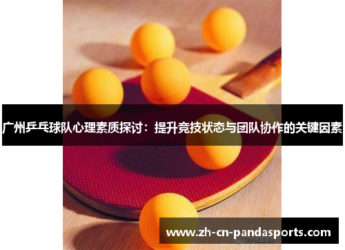 广州乒乓球队心理素质探讨：提升竞技状态与团队协作的关键因素
